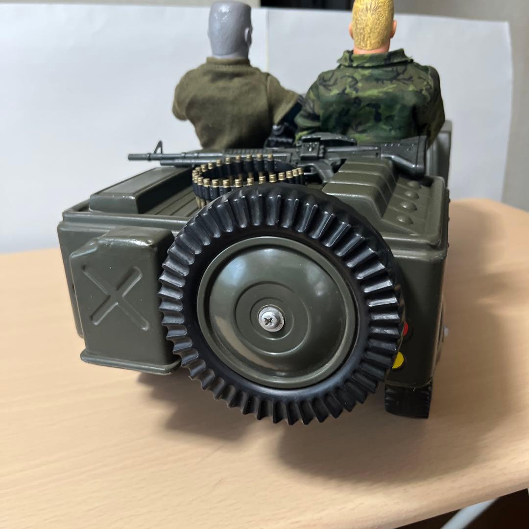 GI.joe コンバットジープ　1970年代 サイズ　1/6 人形2体付き