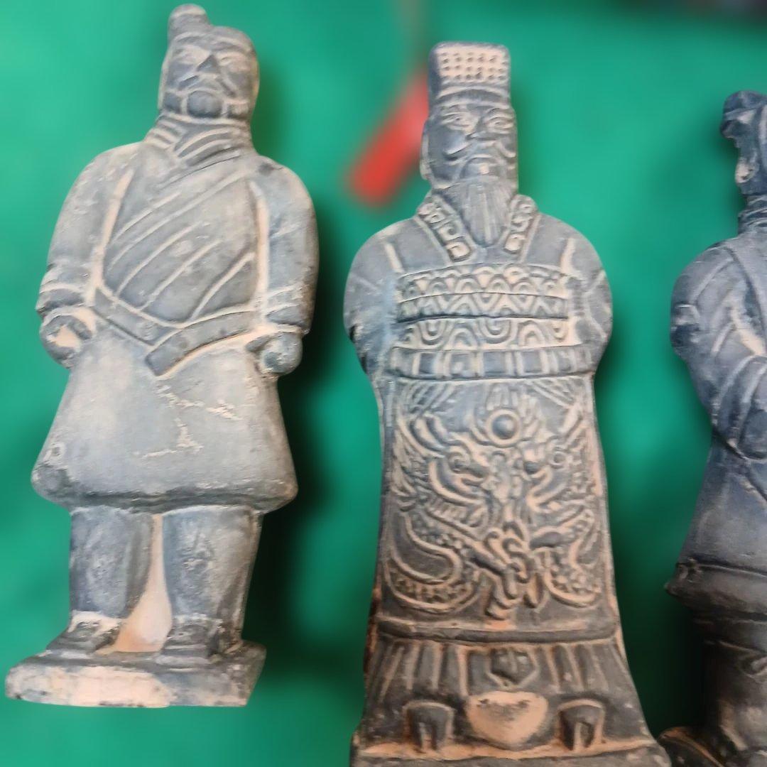 世界遺産、中国、兵馬俑の精密なレプリカ、五体セット - メルカリ