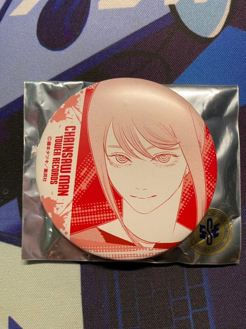 チェンソーマン マキマ ピンバッジ】チェンソーマン TSUTAYA IP書店 缶