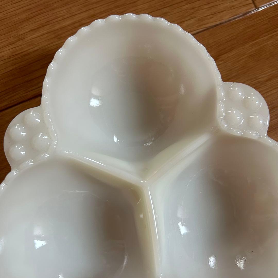 アンカーホッキング社 ムーンストーン ヴィンテージ 小物入れ 蓋付き