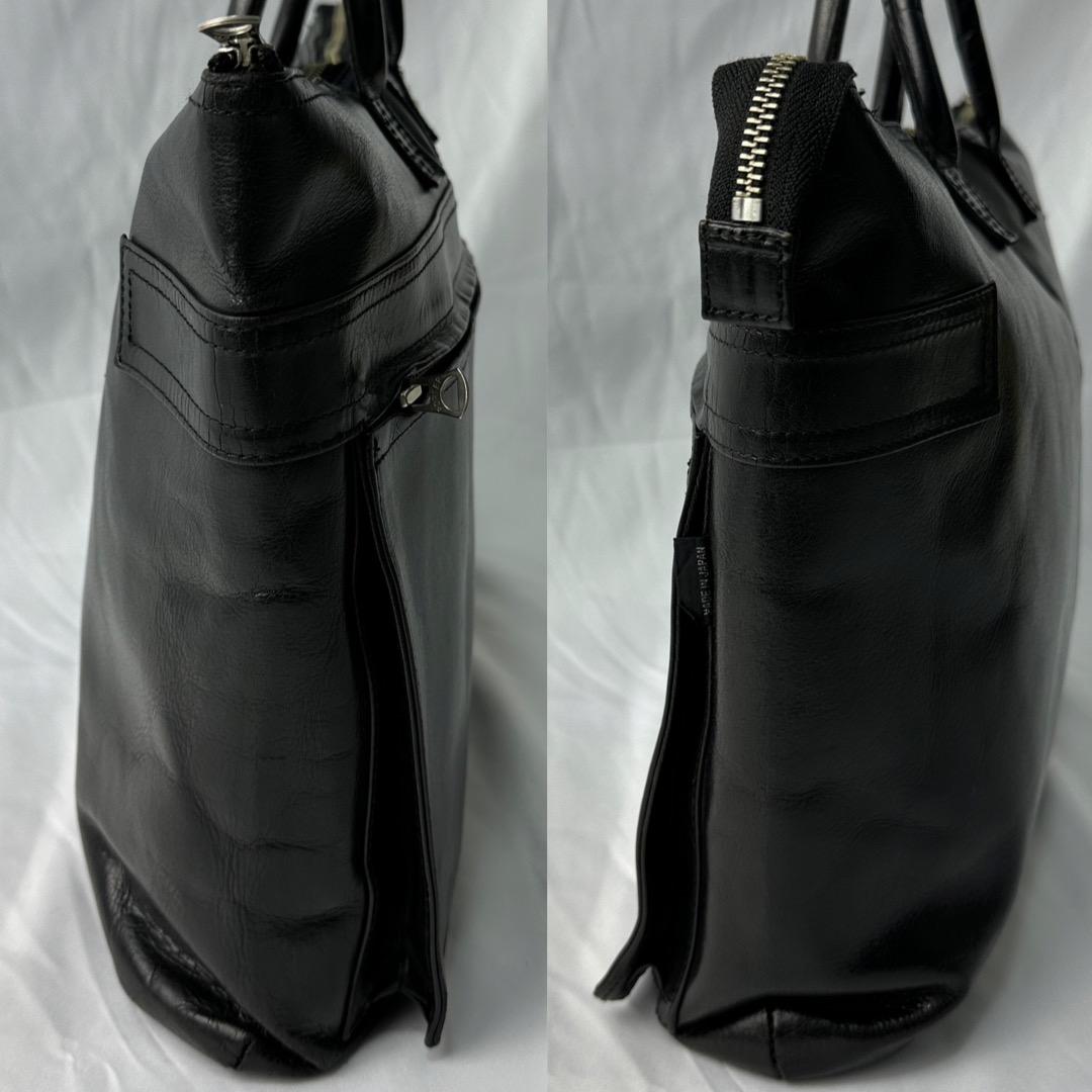 【美品】 PORTER ポーター ブリーフケース ビジネス レザー ブラック