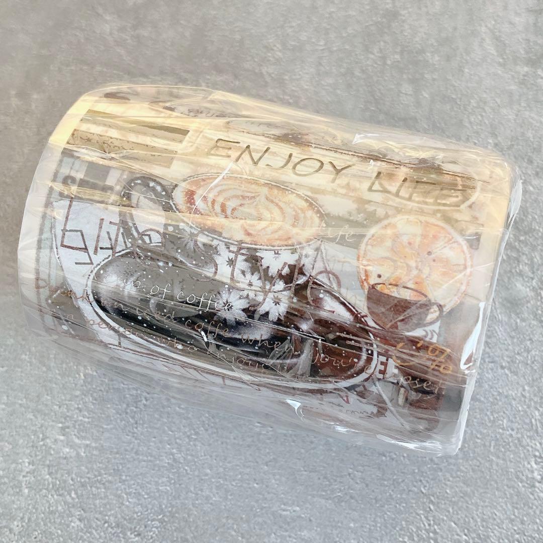 霖蓝汐原创手账《咖啡生活》海外マスキングテープ　マステ 【2242】