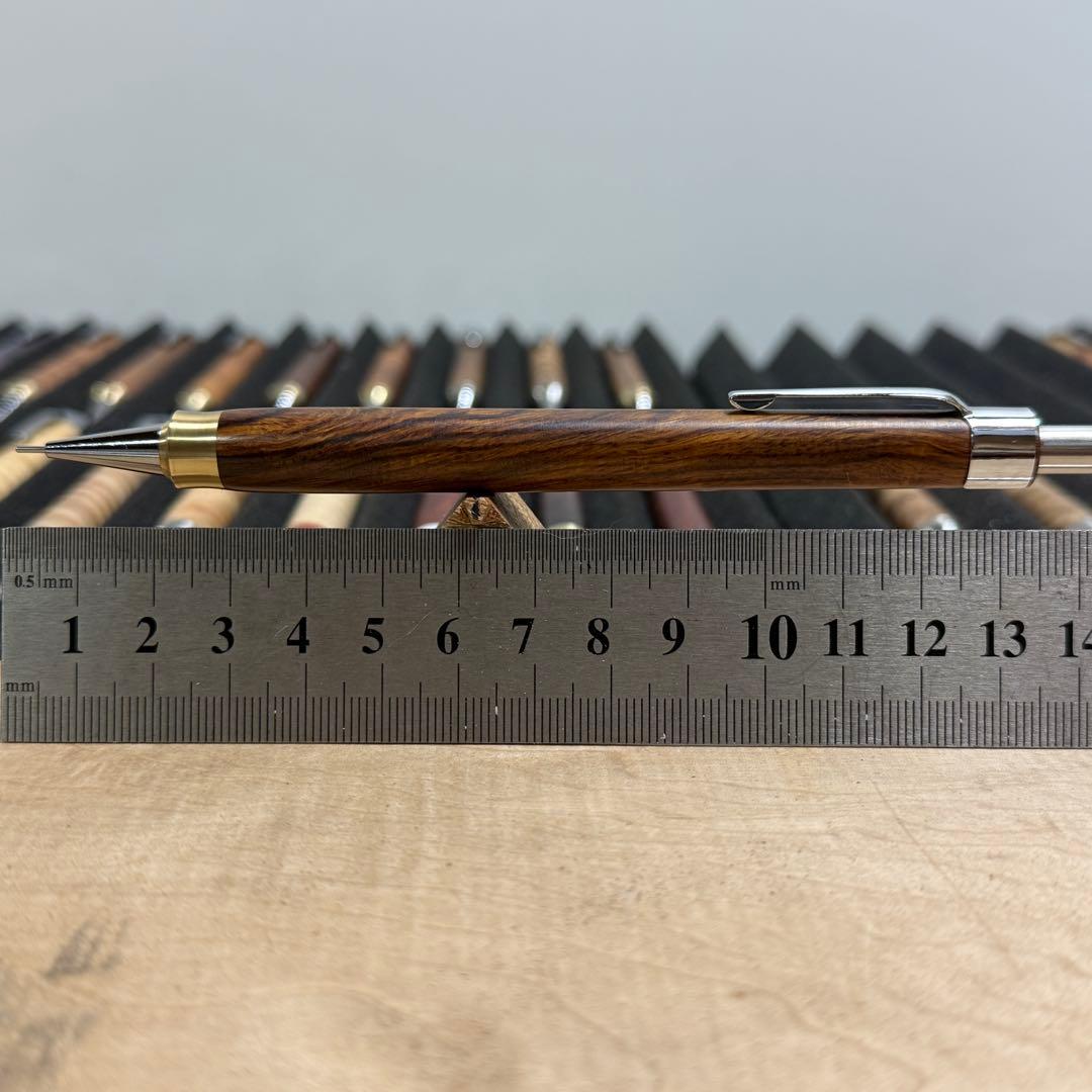 202デザートアイアンウッド　木製シャーペン　最強低重心ダブルR 真鍮