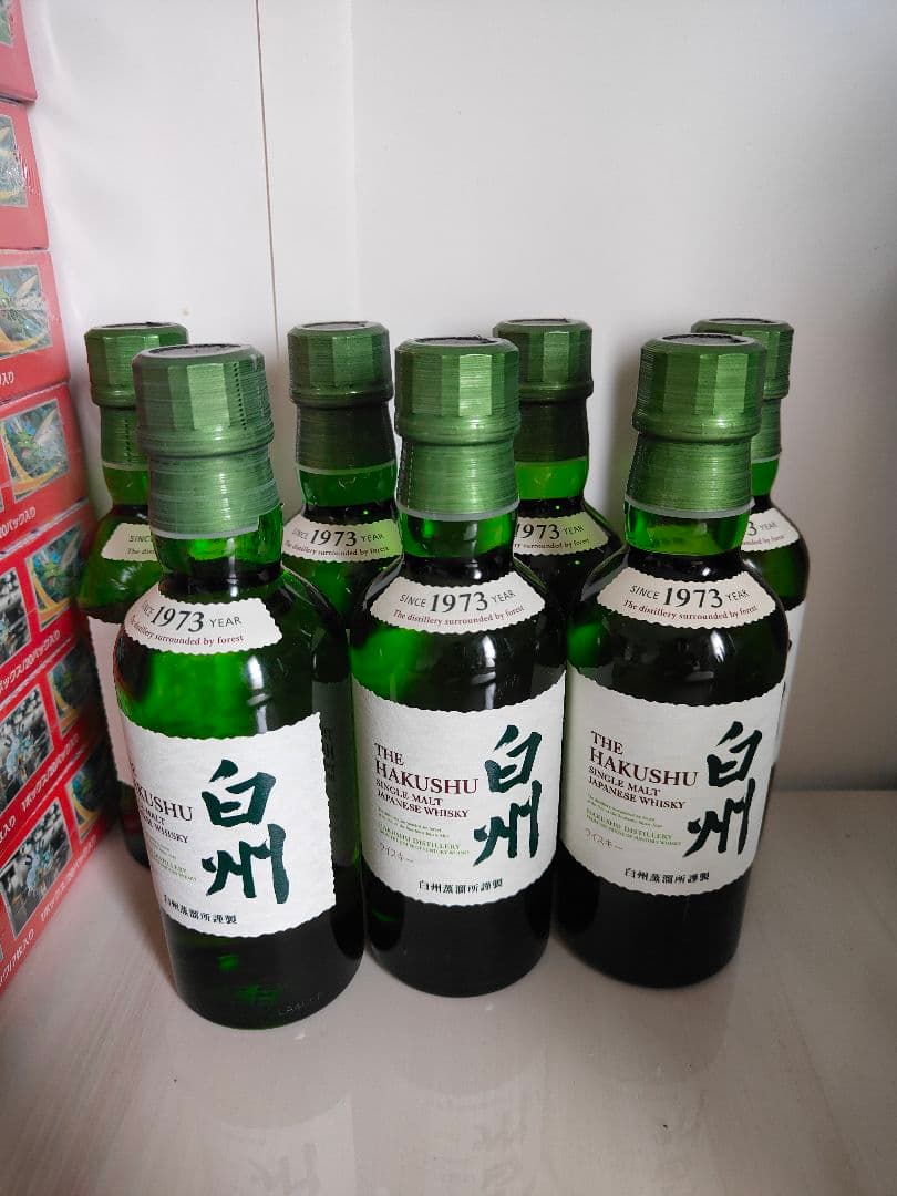 サントリーウイスキー】白州ミニボトル(180ml) 7本セット