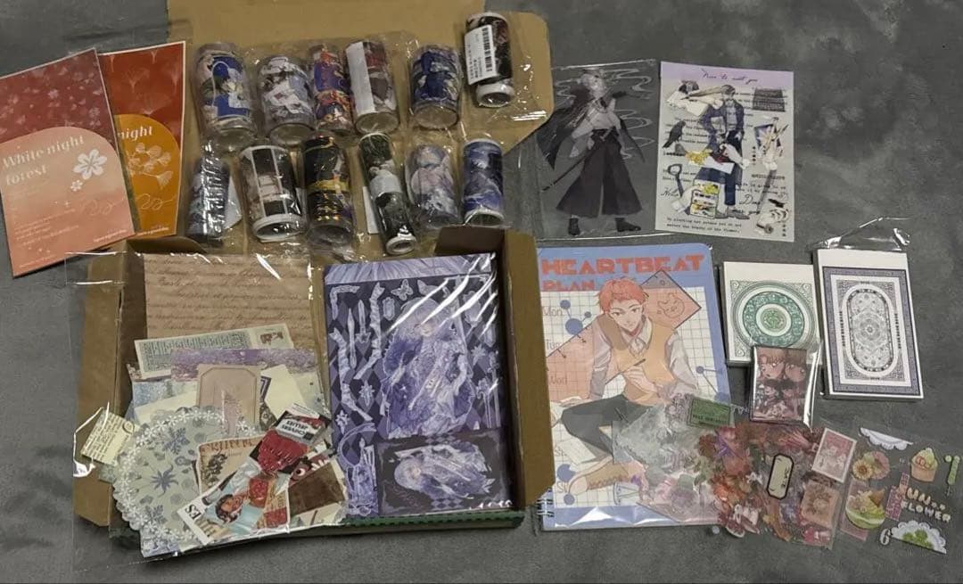 海外マステ・まとめ売り・男性マステ中心・12ロール＋オマケ