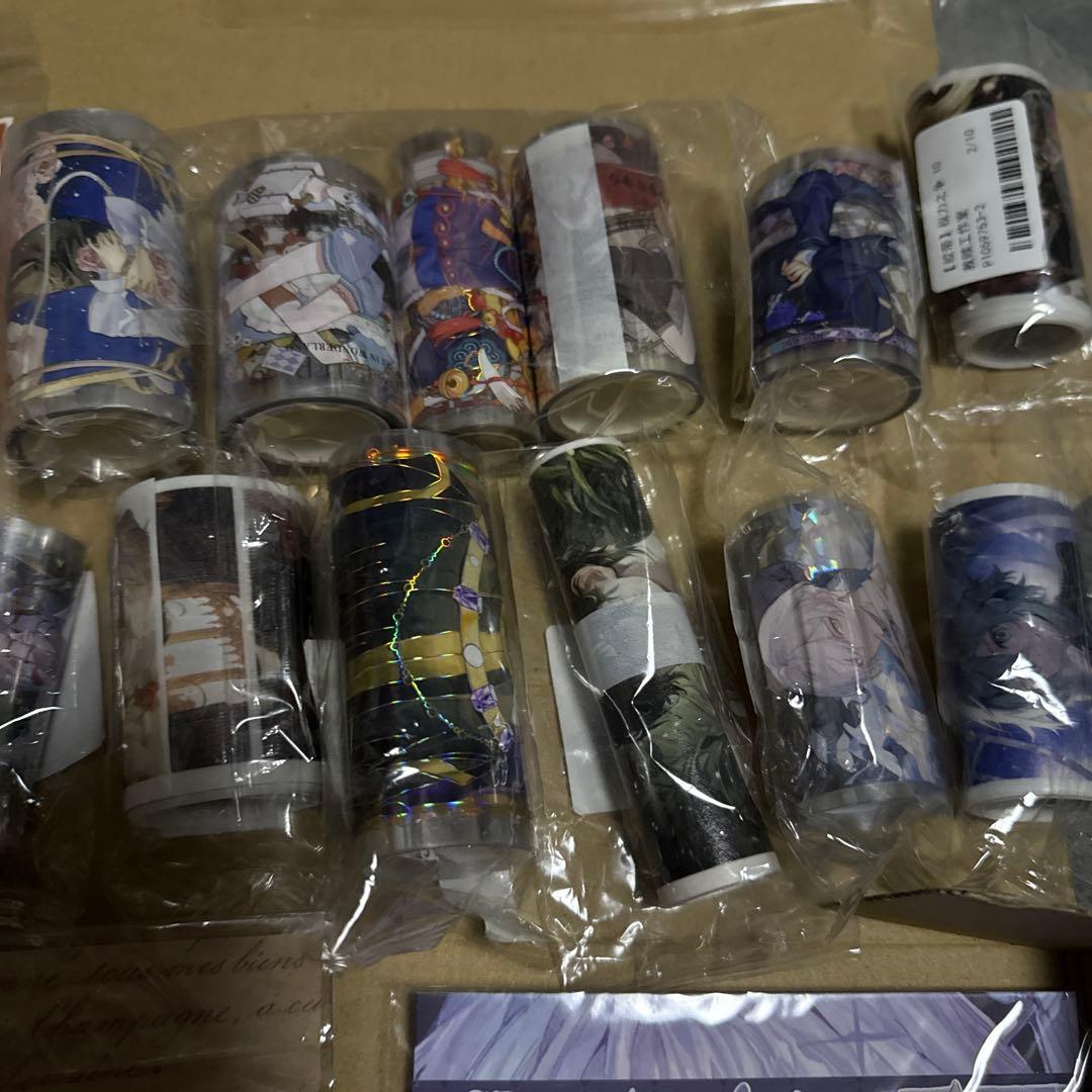 海外マステ・まとめ売り・男性マステ中心・12ロール＋オマケ