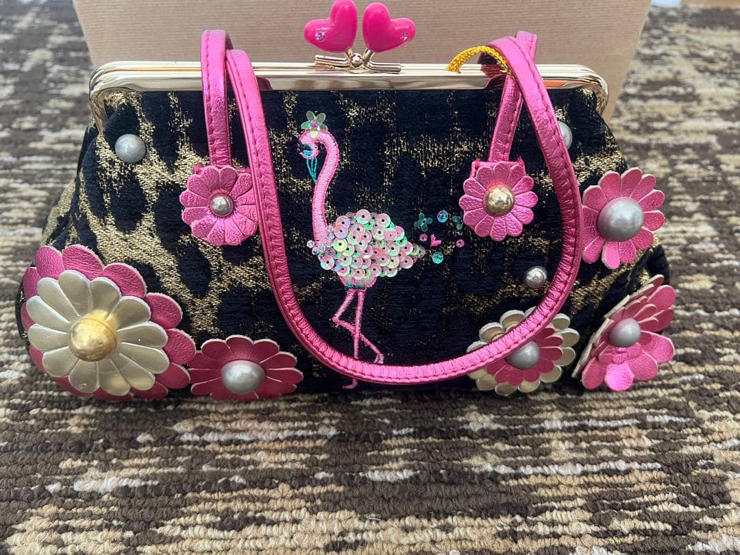 【新品】Think Bee! フラミンゴ装飾 パーティーバッグ