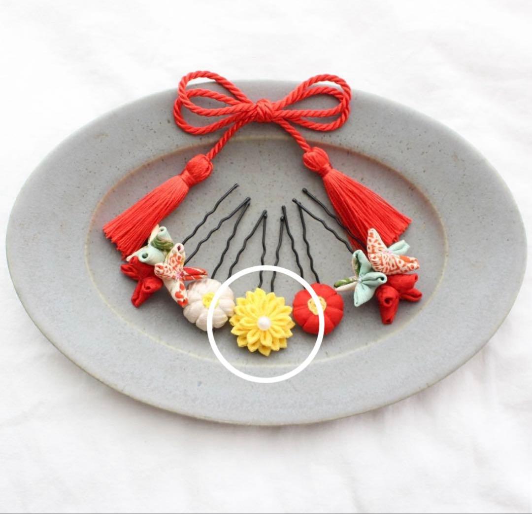【専用】181.髪飾り 鶴 花 りぼん 着物 子供 七五三