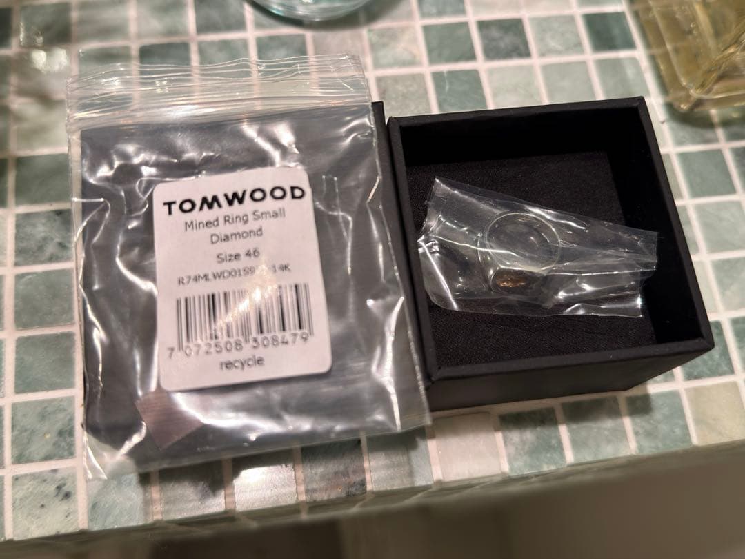 新品未使用 TOMWOOD トムウッド リング スモール ダイヤモンド 46
