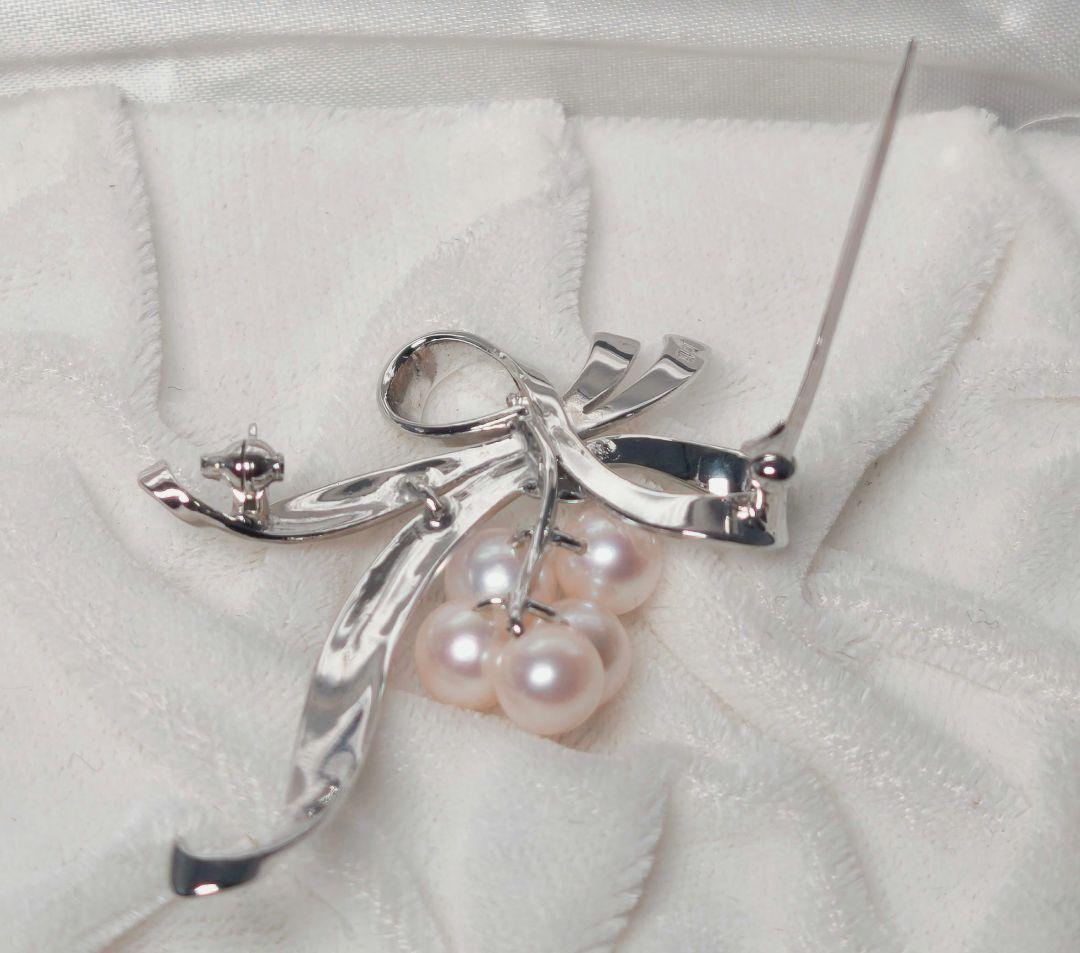 極美品 最高級】ミキモト ブローチ パール 愛子様ご着用 5珠 ロングセラー