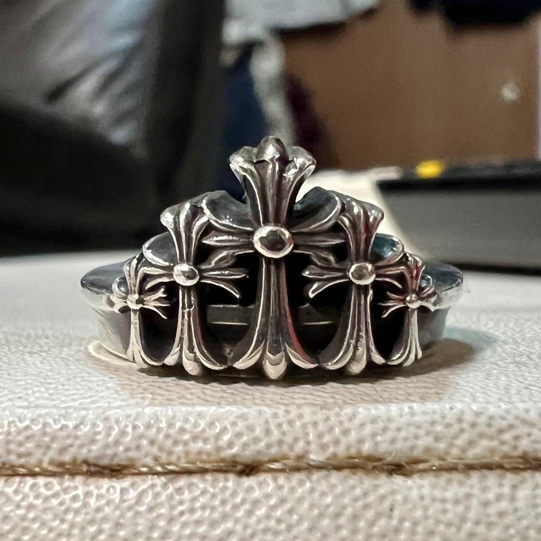 クロムハーツ クラウン CH クロス　リング