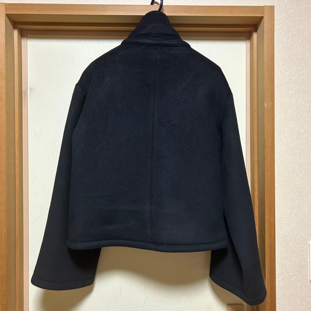Da-iCE 和田颯 how Melton Coat Black 002