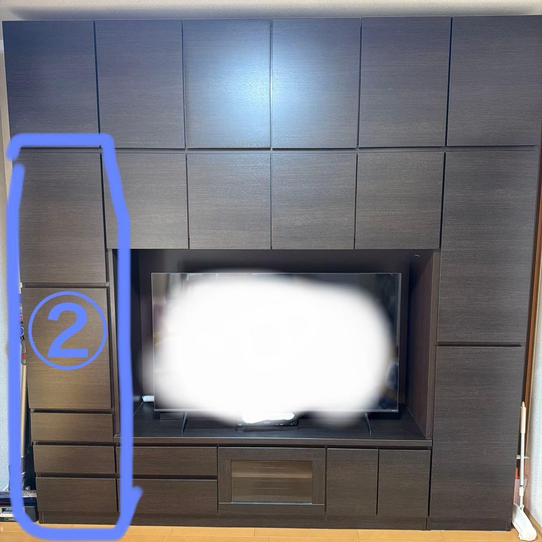 ②ニトリNウォーレン　テレビボード　60インチテレビ収納　直接お渡し可能 楽天市場】[幅120cm] 壁面ユニット (TVボード Nウォーレン 120セット