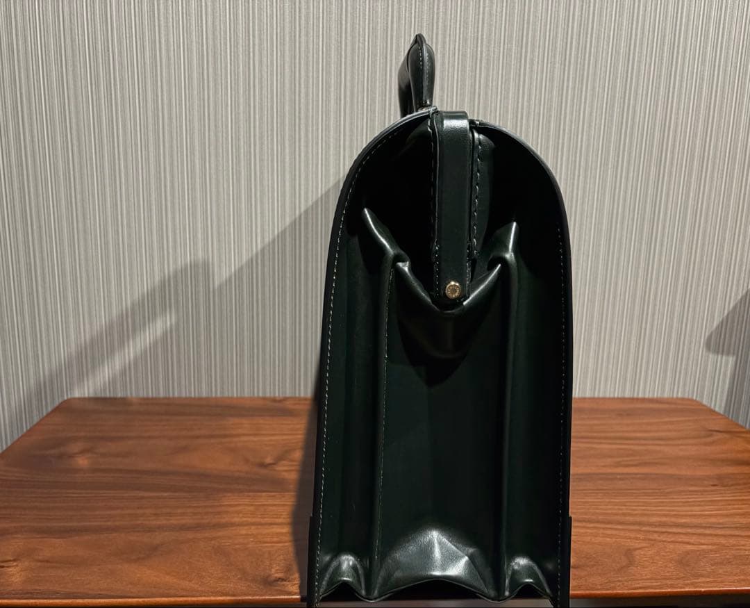 ココマイスター ダレスバッグ モスグリーン 未使用・銀座直営店購入