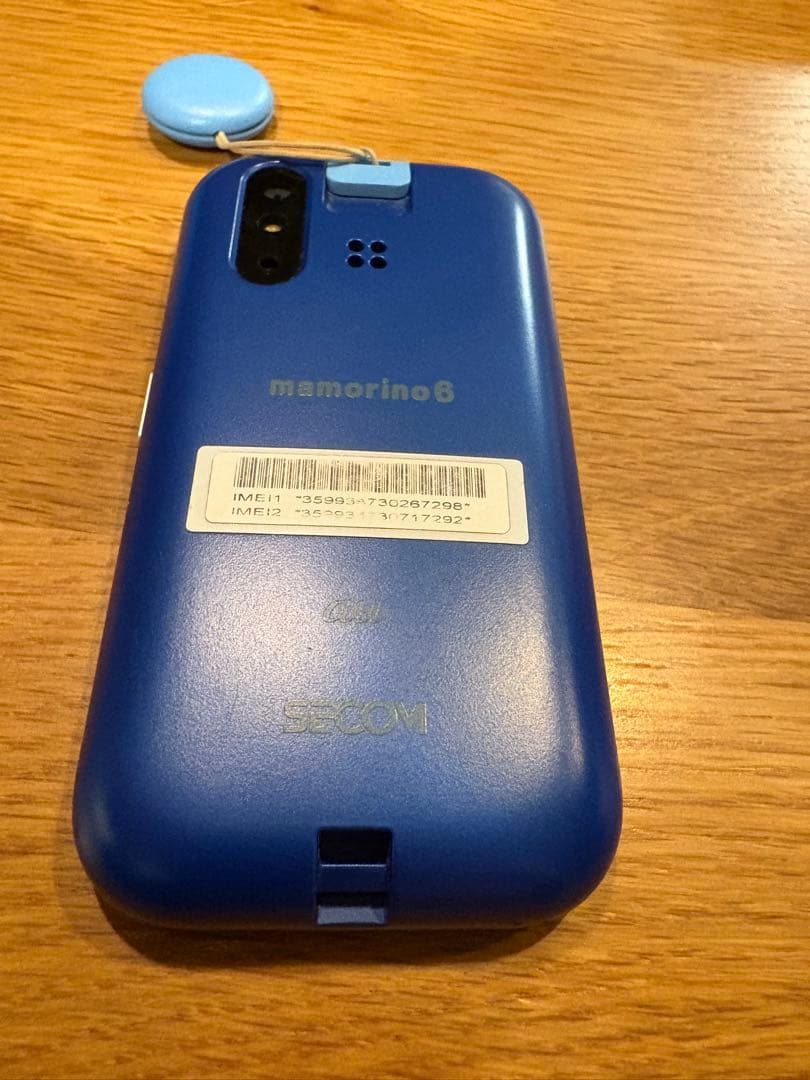 mamorino6 青色 本体 付属品あり mamorino6 青色 本体 付属品あり