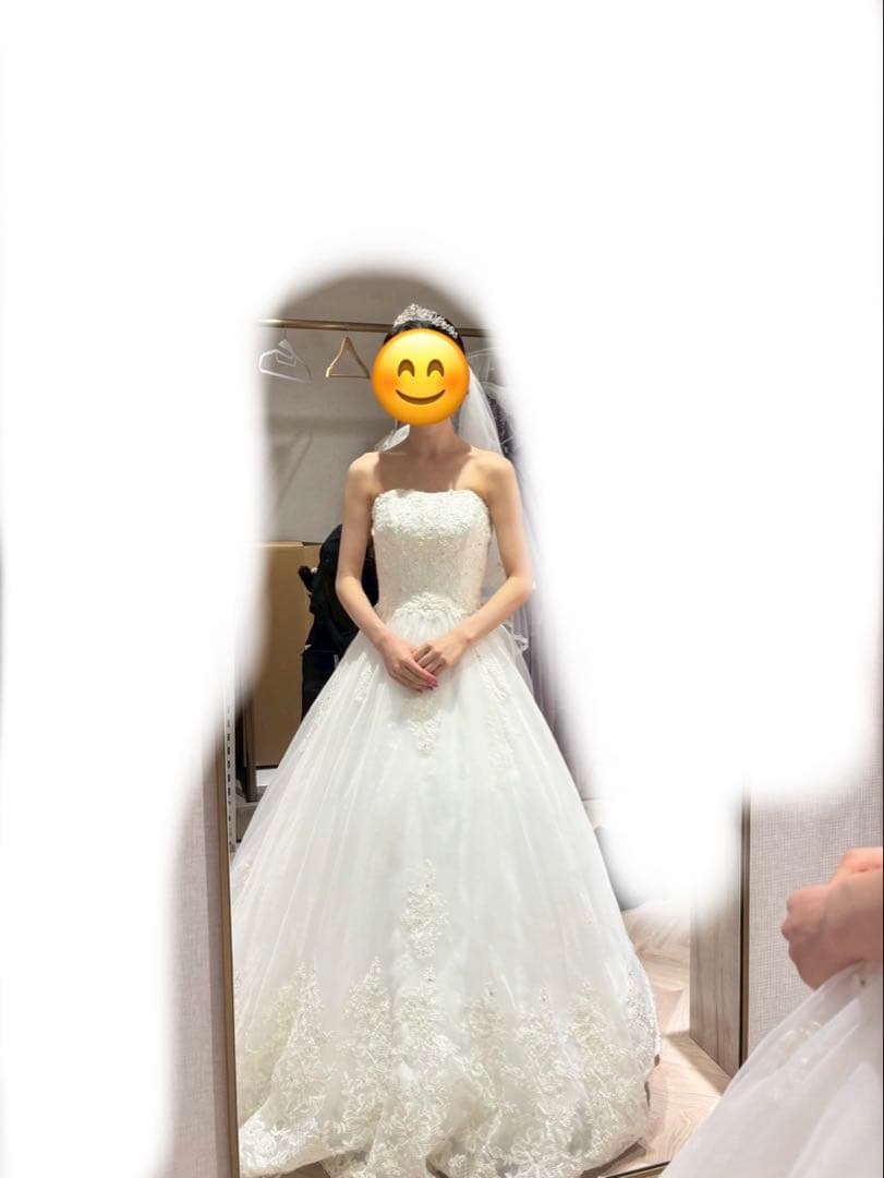 お*ち様 年末セール【美品】韓国風ウェディングドレス