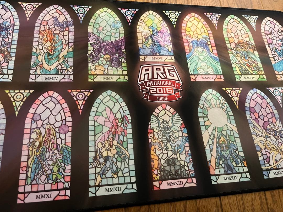 遊戯王　海外　プレイマット　ARG2016 ステンドグラス