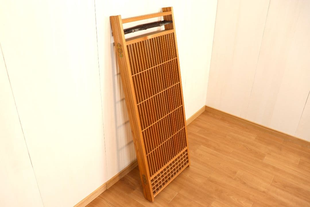 とんちゃん 激安　職人が作った四面組子屏風　パーテーション