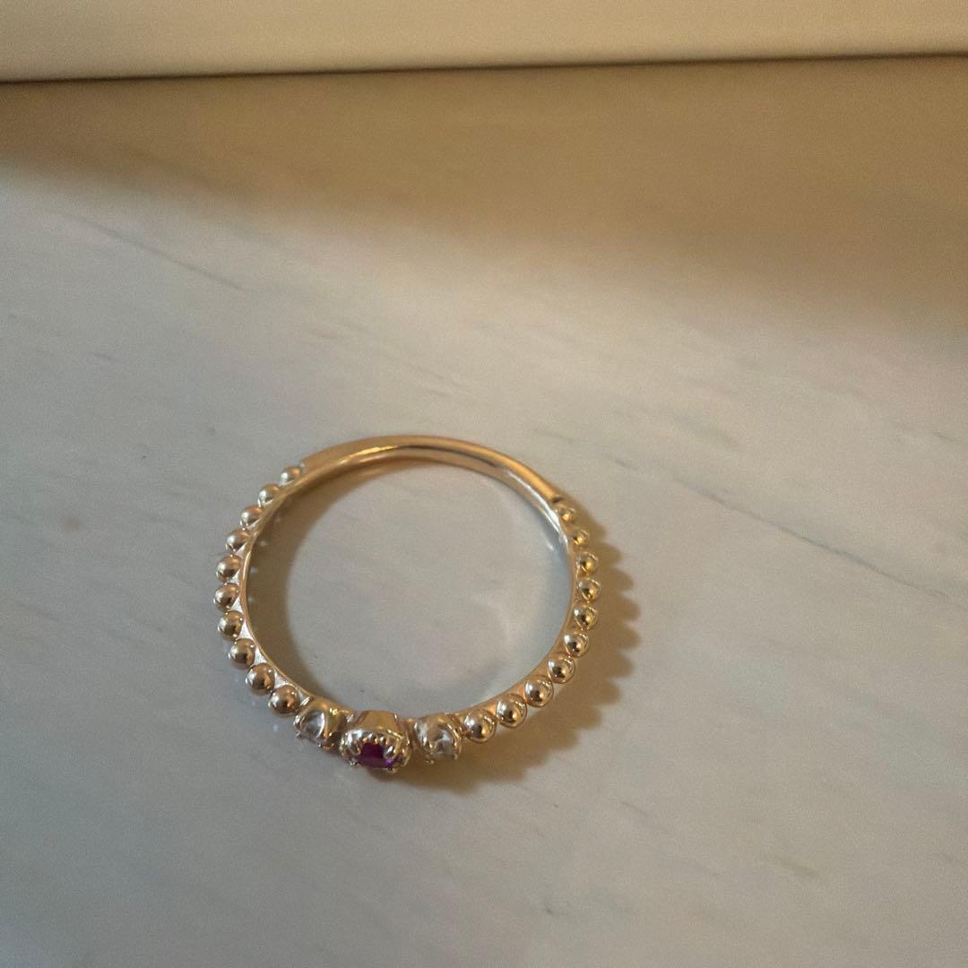 サマンサティアラ k18 ダイヤ リング