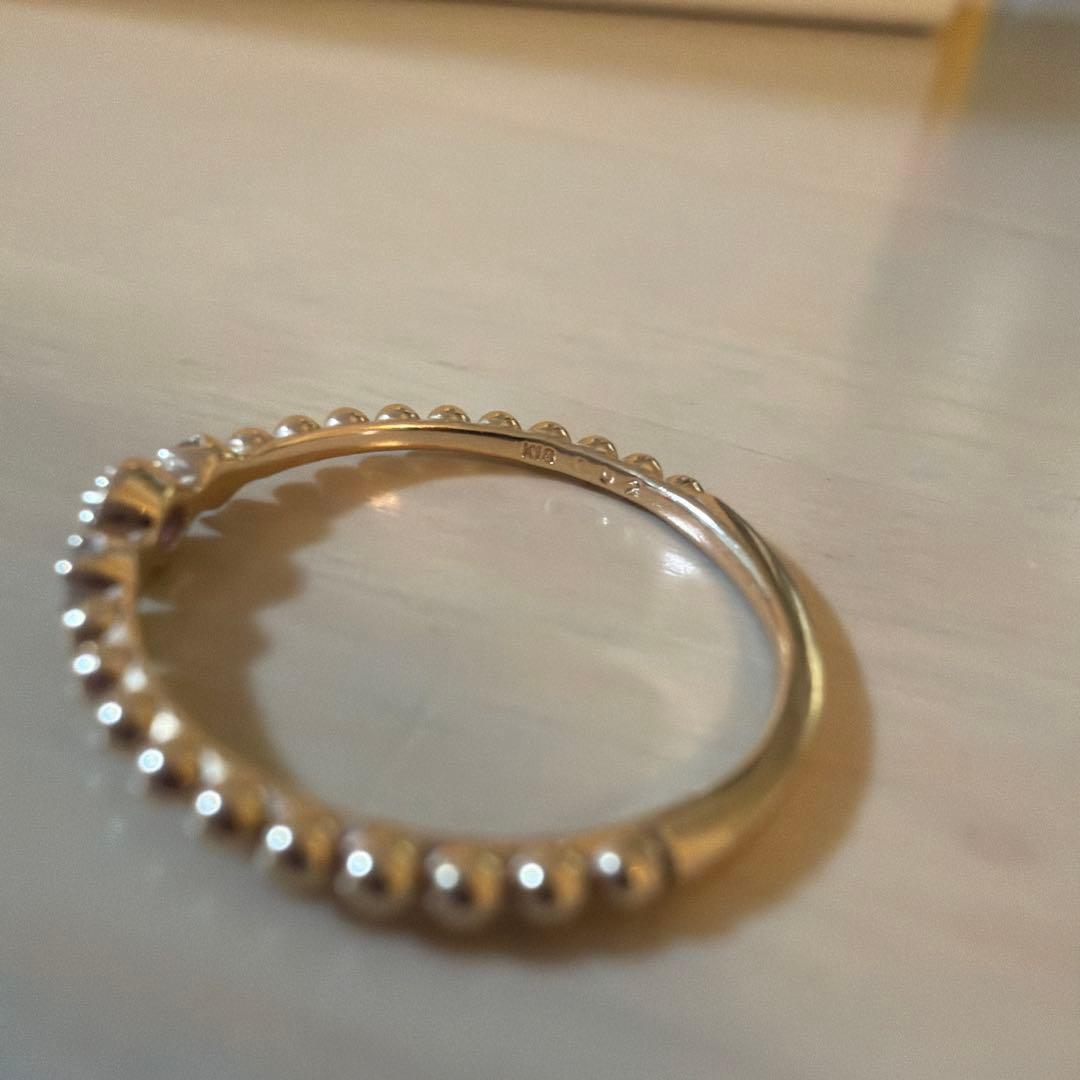 サマンサティアラ k18 ダイヤ リング