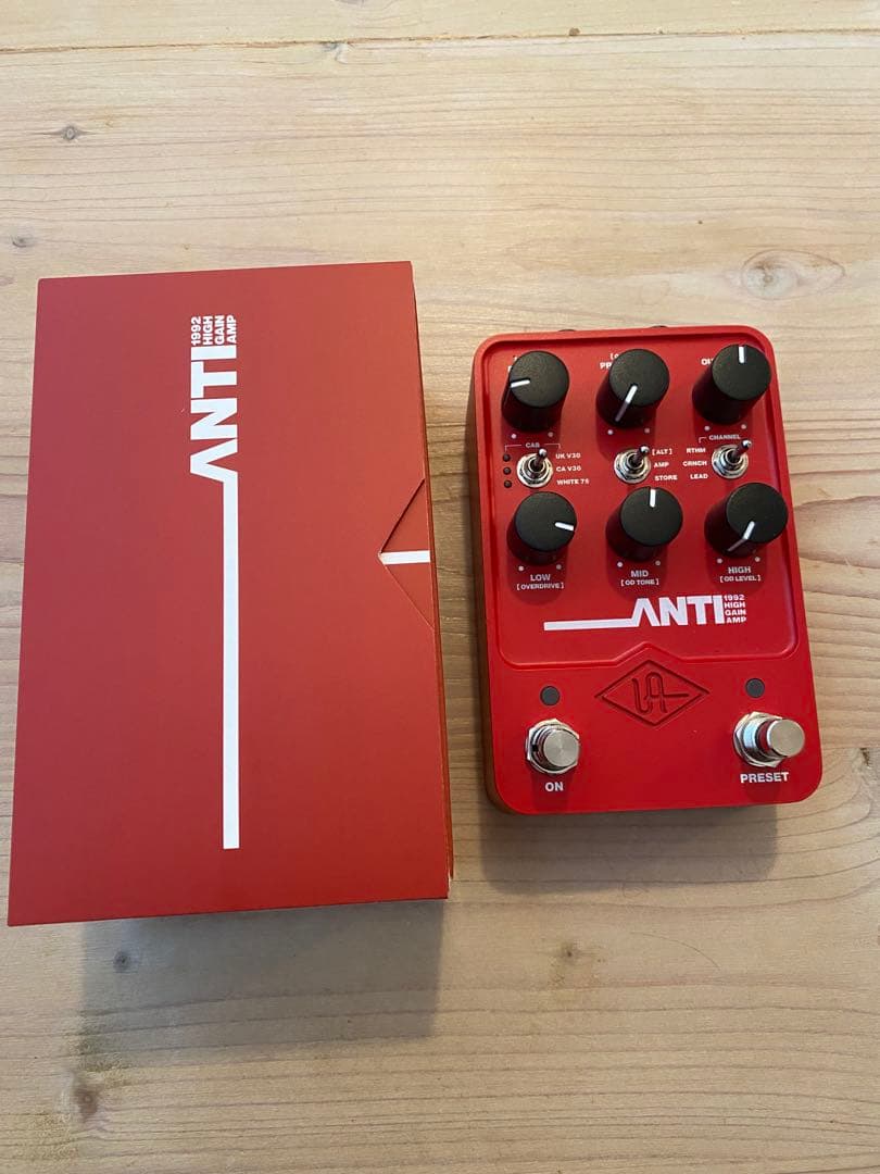uafx ANTI ギターエフェクター レッド