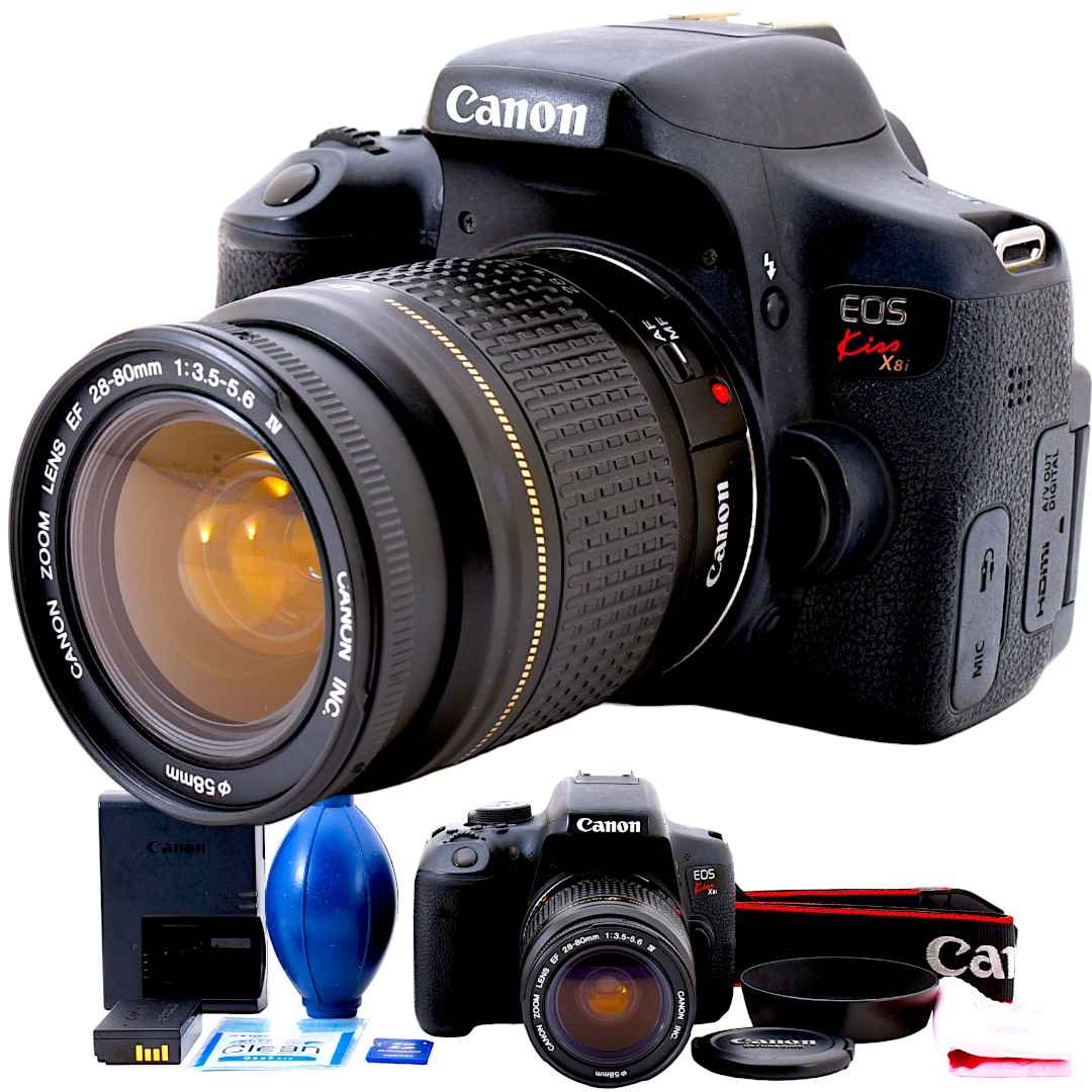 美品】Canon EOS kiss x8i Wレンズキット♪Wifi標準搭載