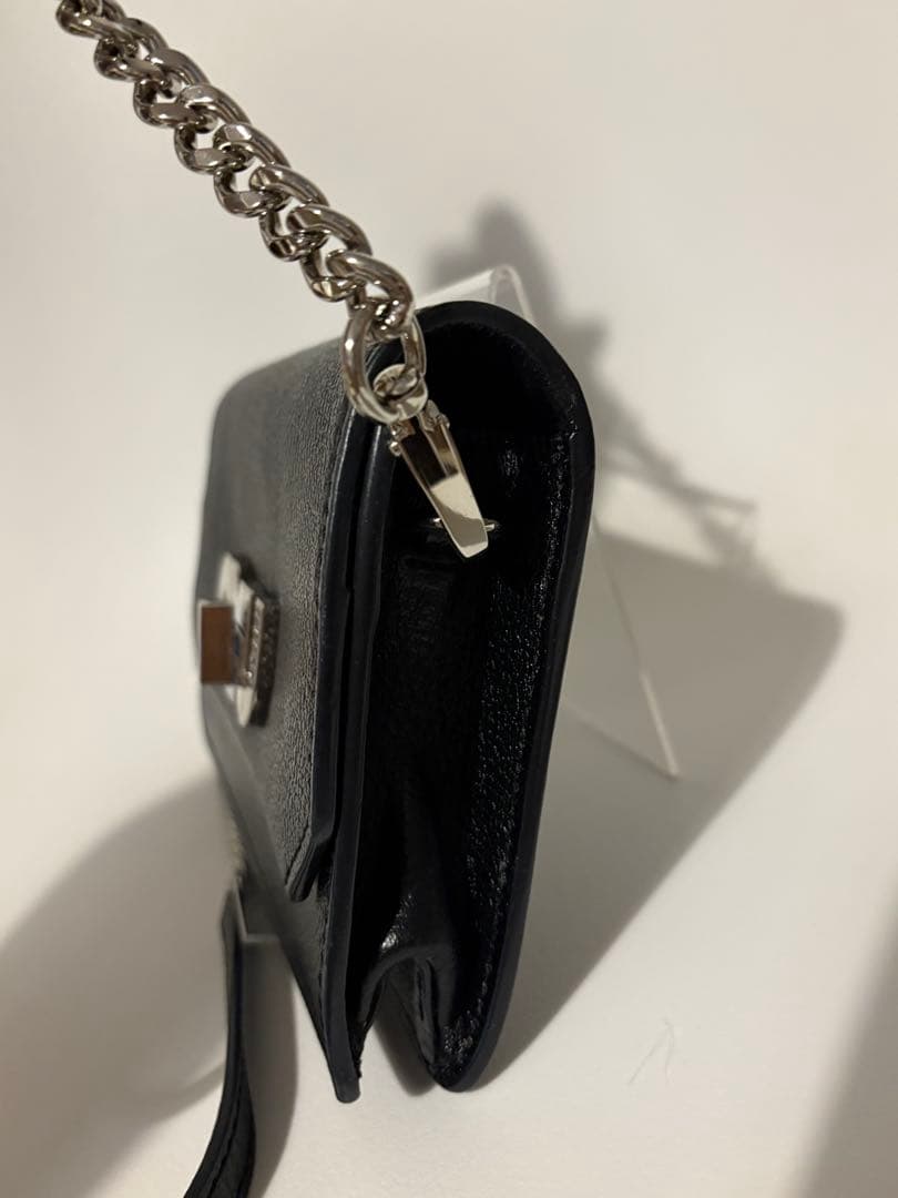 MIUMIU ミュウミュウ　ショルダーバッグターンロック　チェーンレザー