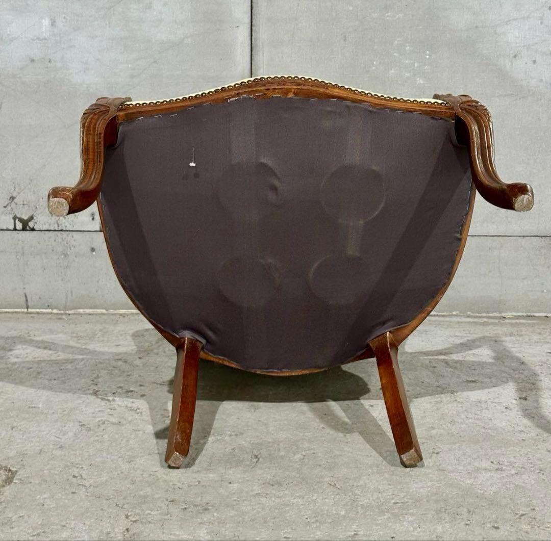 ✦王室気分✦ ロココ調アンティーク 輸入家具 アームチェア サロン