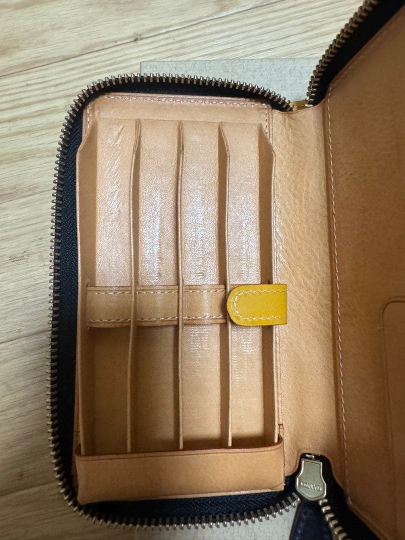 GANZO / ガンゾ ブライドルレザー ジッパーペンケース ブラック Ganzo