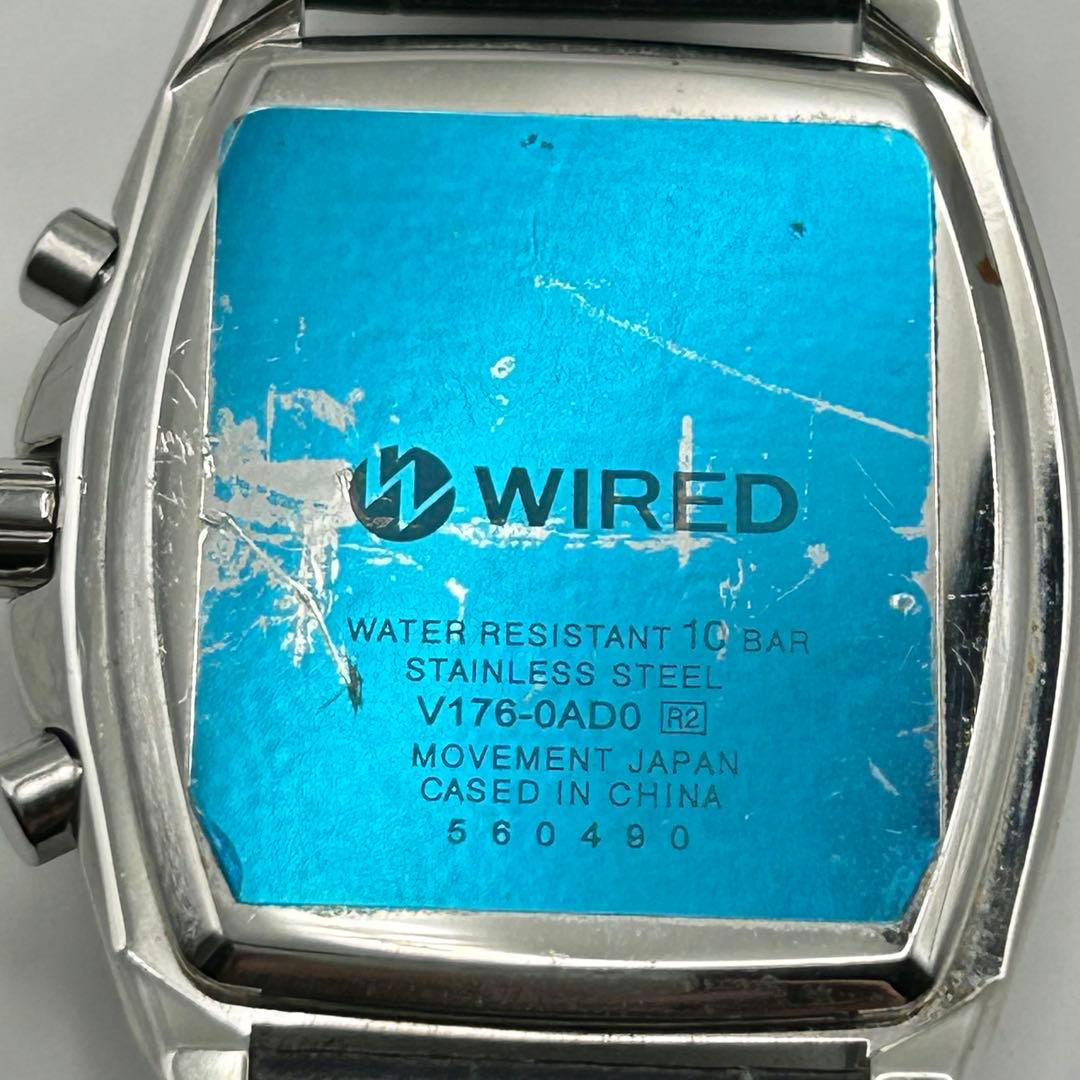 【silaisy】SEIKOWIRED V176-0AD0 デイト 腕時計