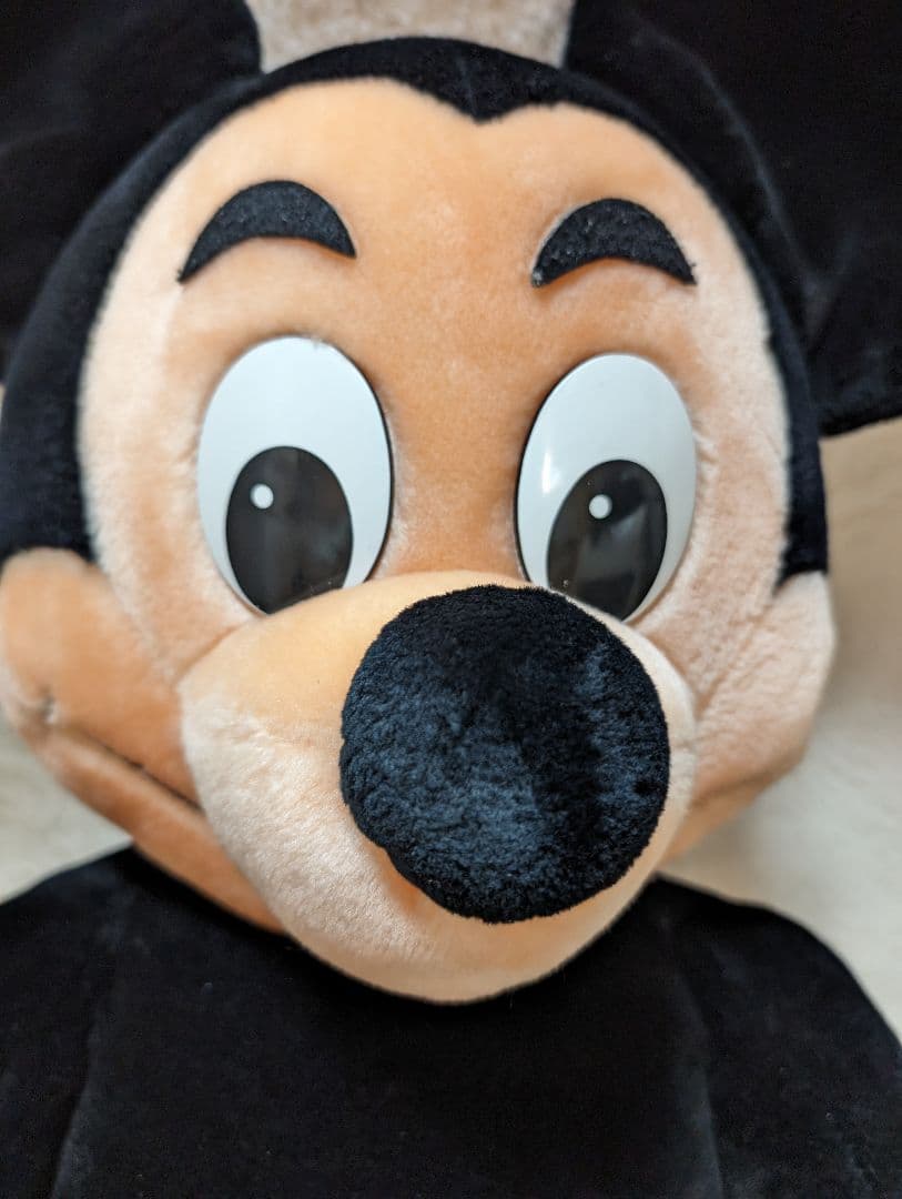 【美品】アメリカ　レトロ　ヴィンテージ　オールド　特大　ぬいぐるみ　ミッキー