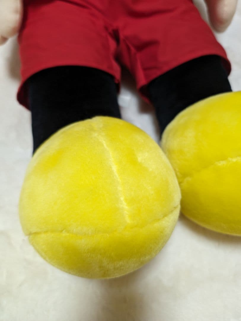 【美品】アメリカ　レトロ　ヴィンテージ　オールド　特大　ぬいぐるみ　ミッキー