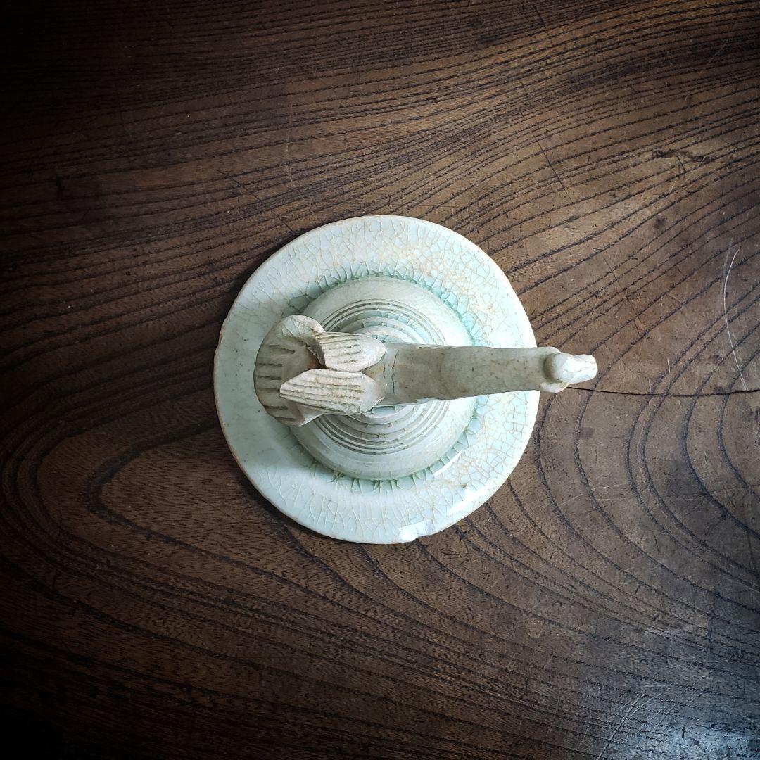 蓋 壺 中国骨董 宋 青釉 盖罐 がいかん 魂瓶