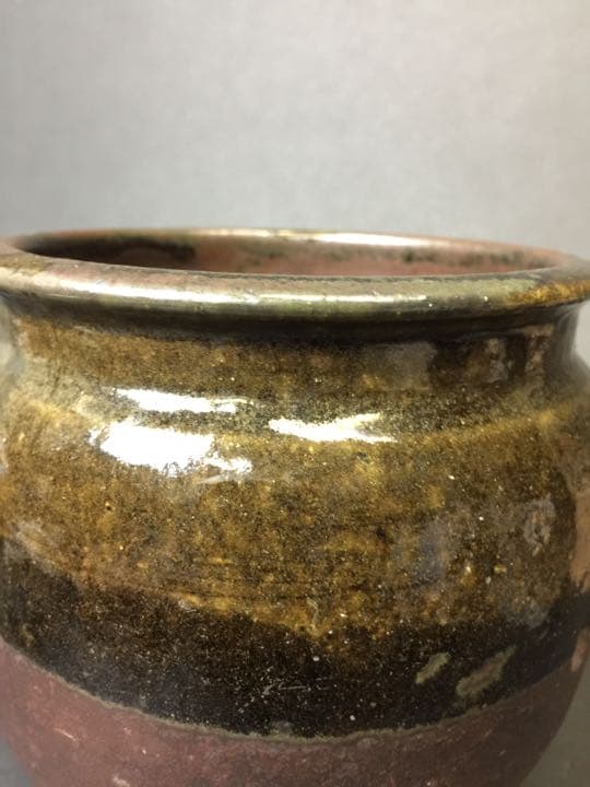 伝世品 古唐津壺  珍しい 桃山 江戸初期