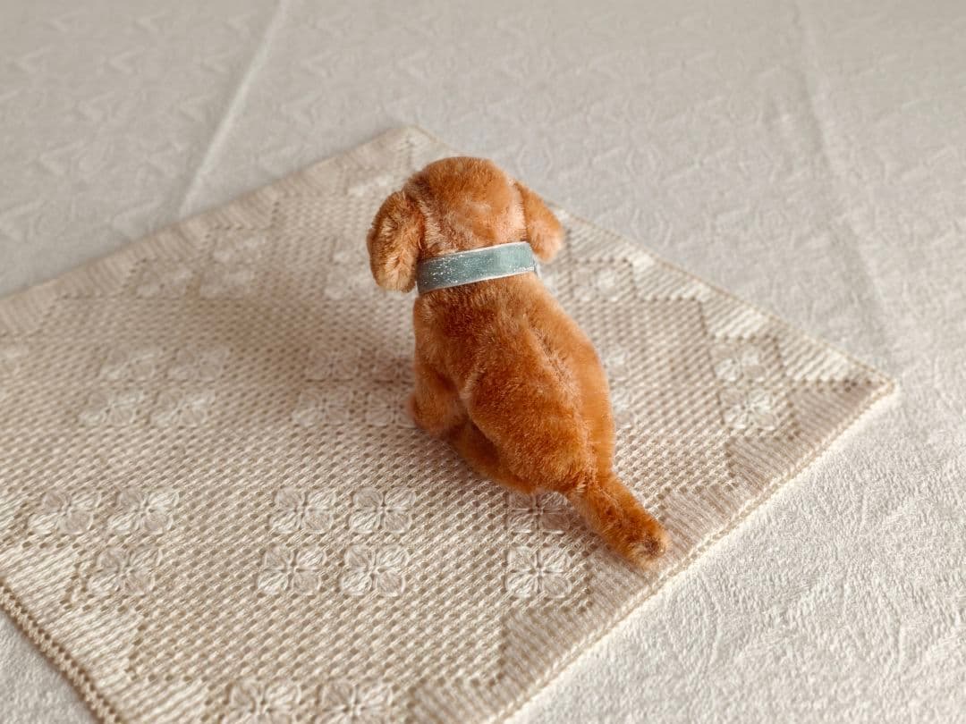 * vintage animal ❀ オレンジグラスアイ *ミニチュア ダックス