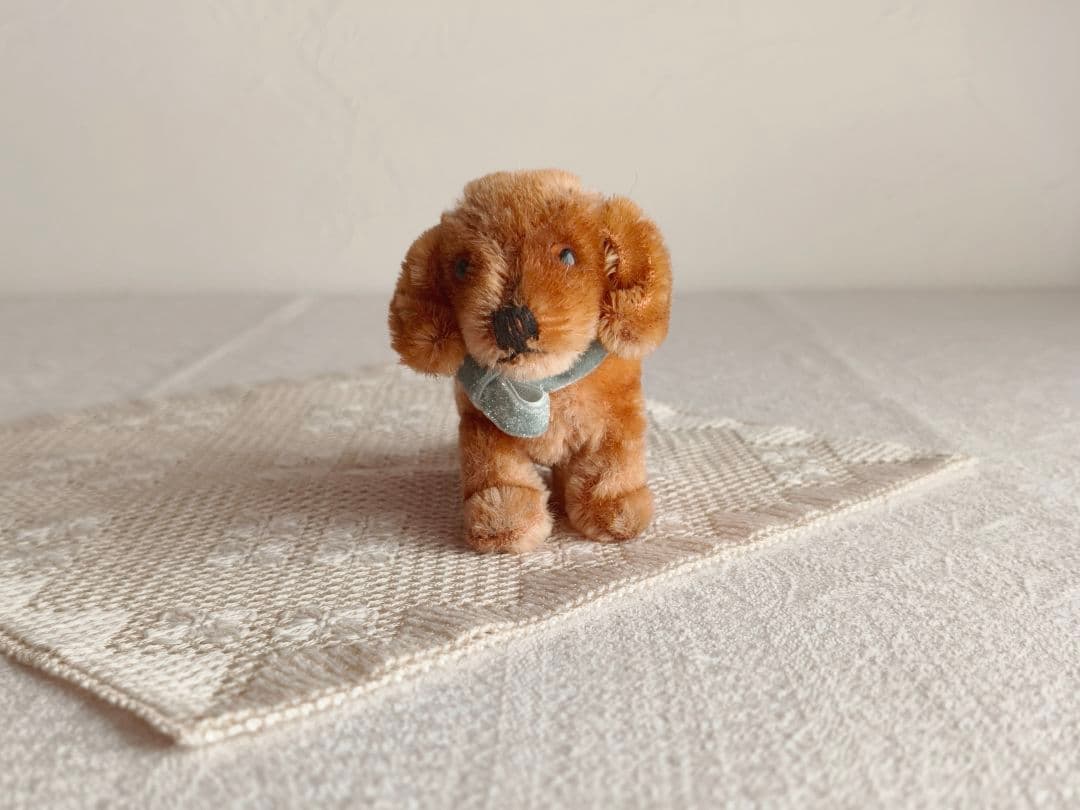 * vintage animal ❀ オレンジグラスアイ *ミニチュア ダックス