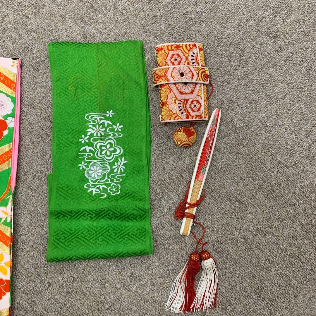 ママ◆410ag70用小物類、草履バッグ、半衿、 着付け小物セット