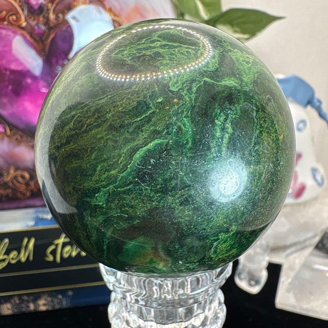 エメラルドスフィア/玉ems01 G.wald】エメラルドのスフィア 天然石 獅