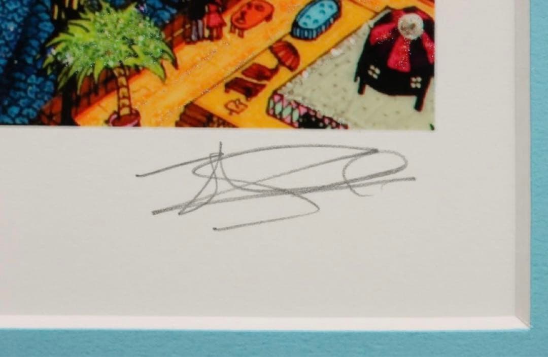 k*a様 ヨハン・ペラトーネル 紙 ミクストメディア版画 「ニューヨーク