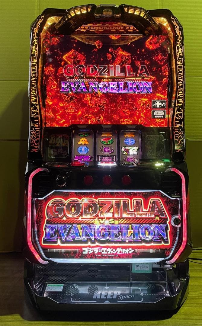 パチスロ実機配信]スマスロ ゴジラ対エヴァンゲリオン 設定6 - YouTube