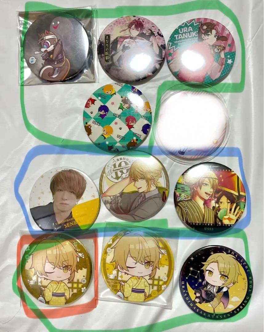 センラ 缶バッジ 春ツ 夏ツ ハロパ ひきフェス センワン 等身 実写