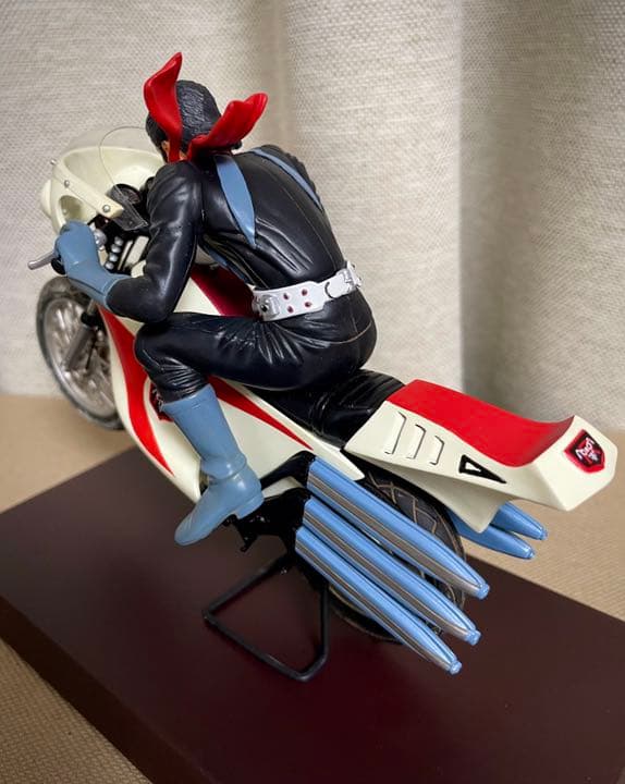 B-CLUB 仮面ライダー 塗装済み完成品 本郷猛&サイクロン号ver.2