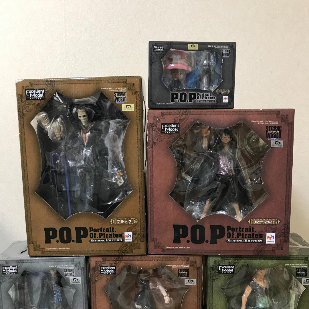 【未使用未開封】ワンピース P.O.P ストロングエディション フィギュアセット