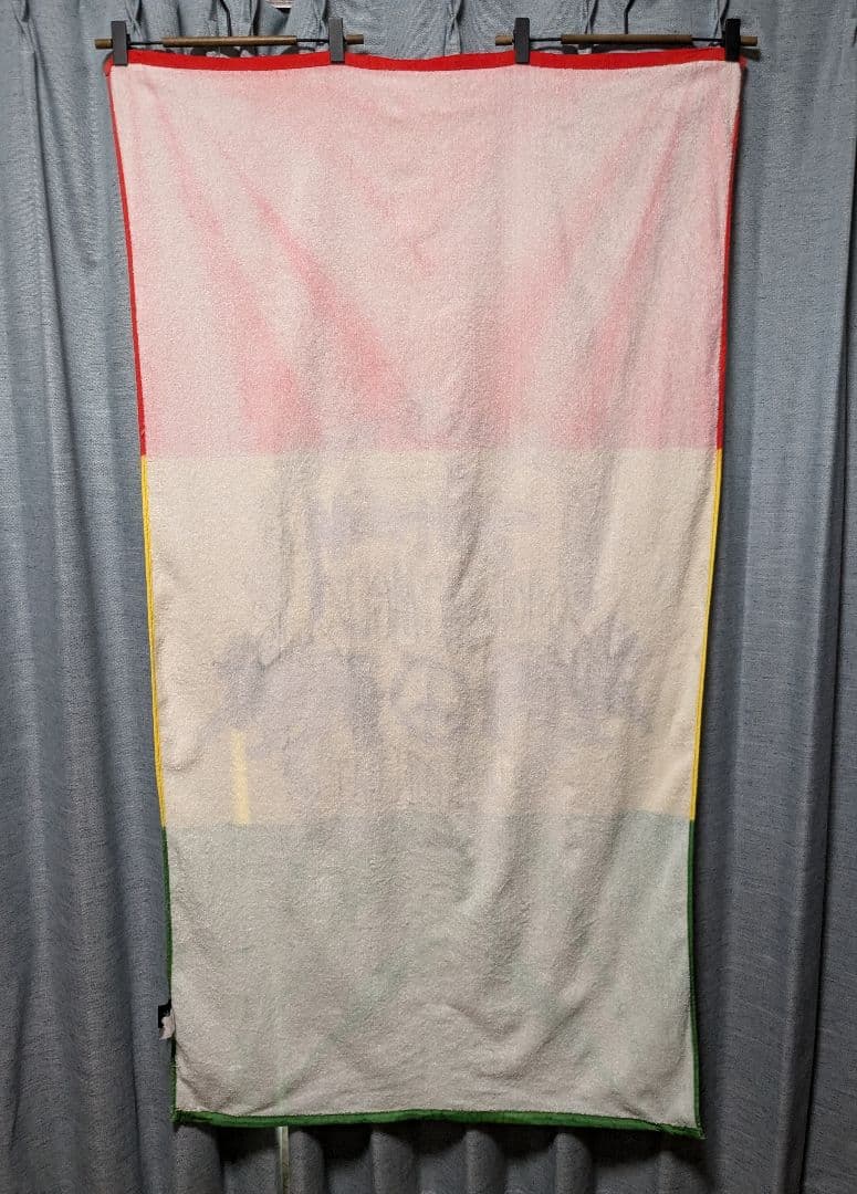 美品　STUSSY　ラスタ　ビーチタオル　レゲエ　　MIGHTY CROWN