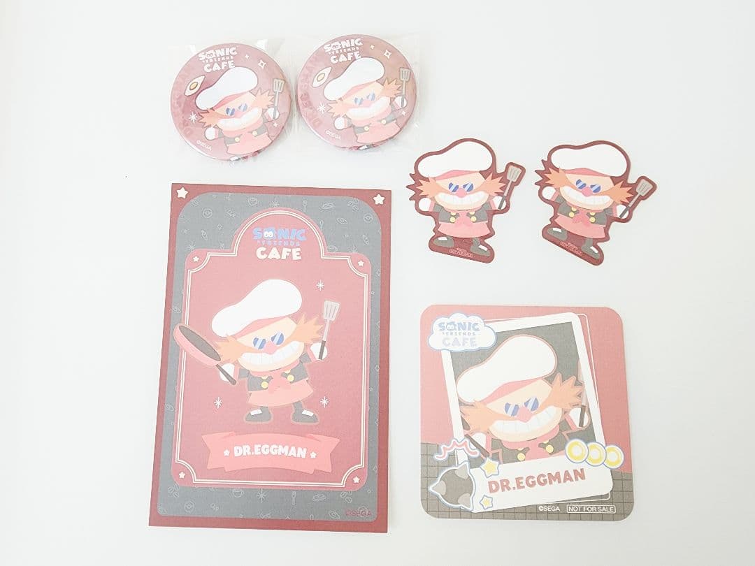 ソニックフレンズカフェ ポストカード コースター ステッカー