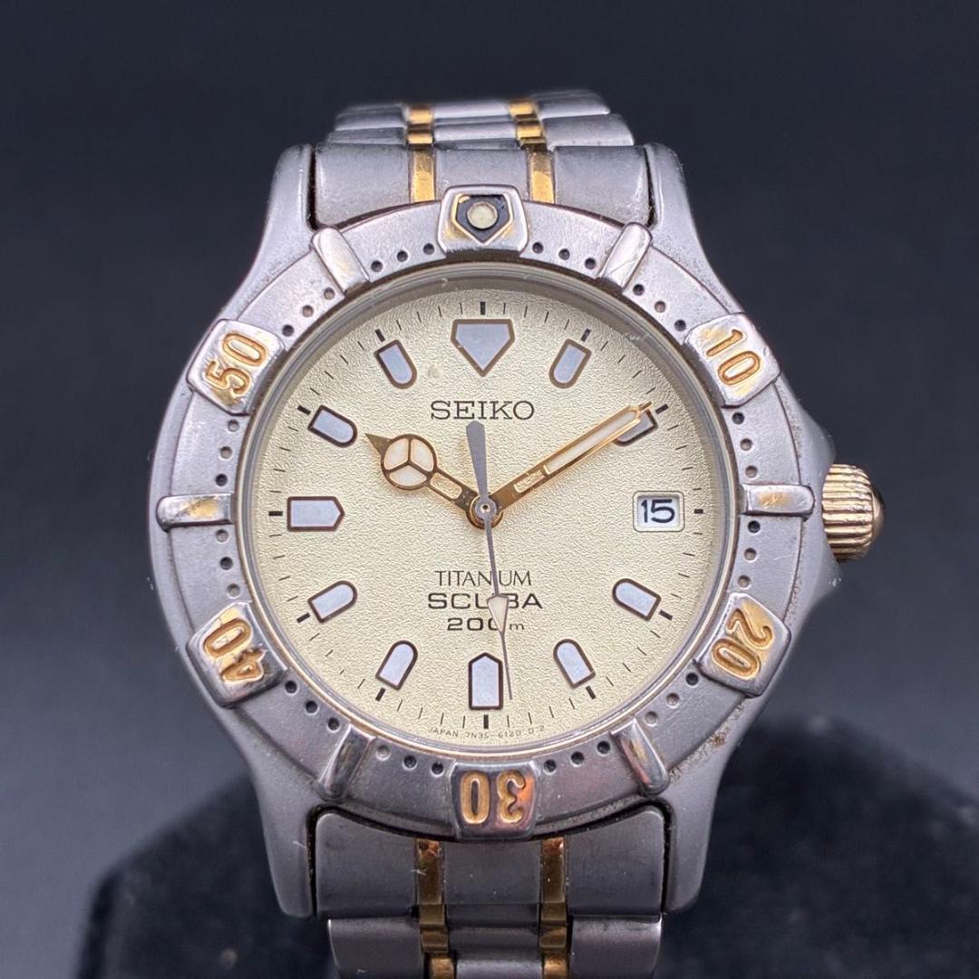 SEIKO SCUBA AIR DIVER’S 7N35 6100