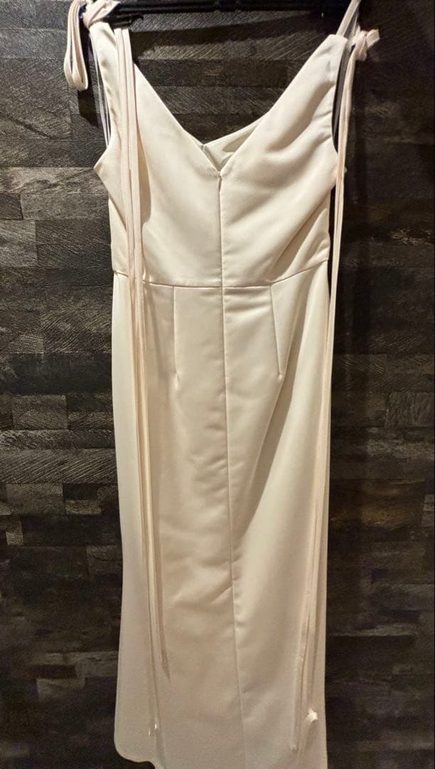 kaene サテンリボンドレス　36