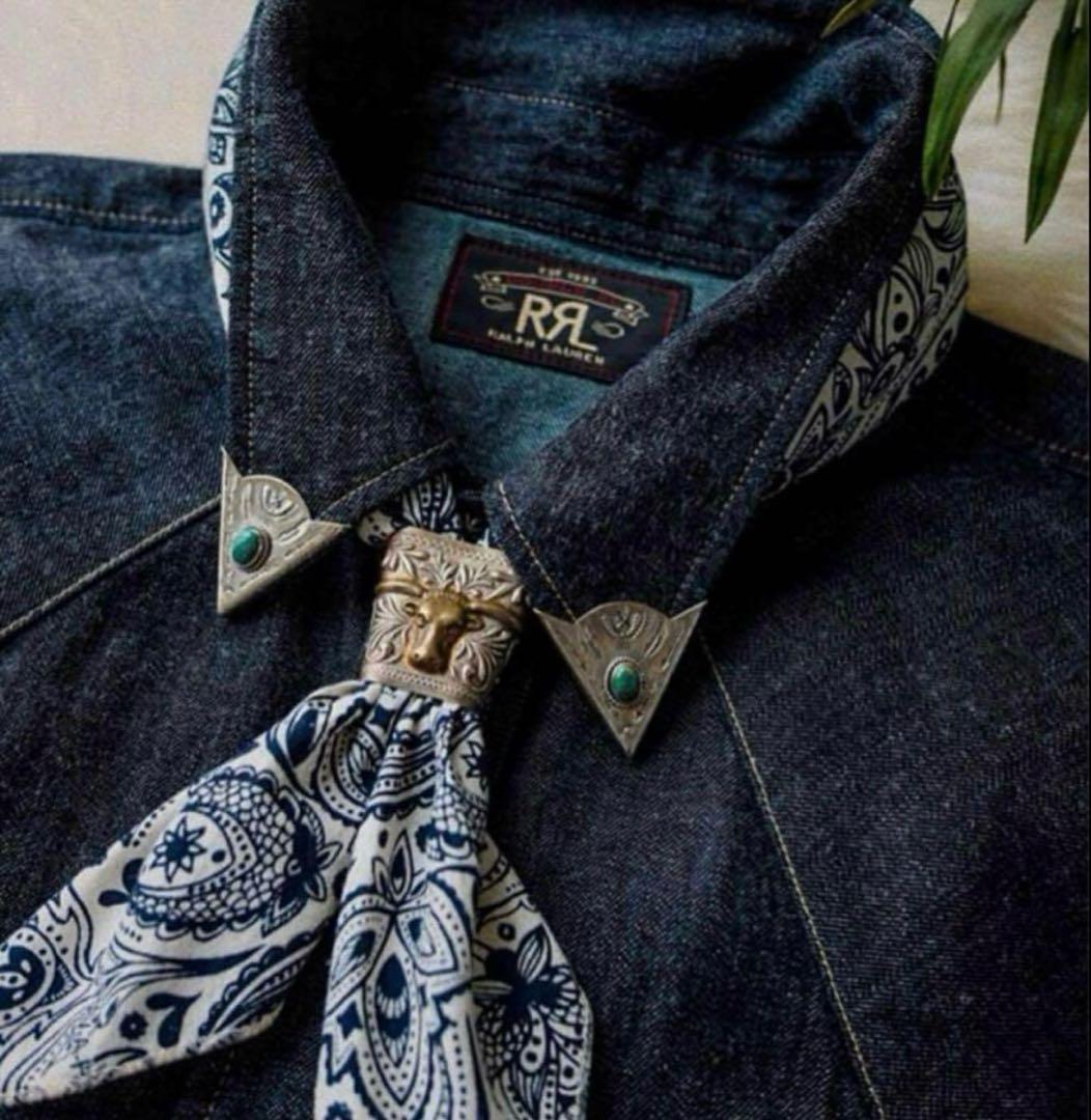 RRL ダブルアールエル　バンダナスライダー スカーフリング　完売品