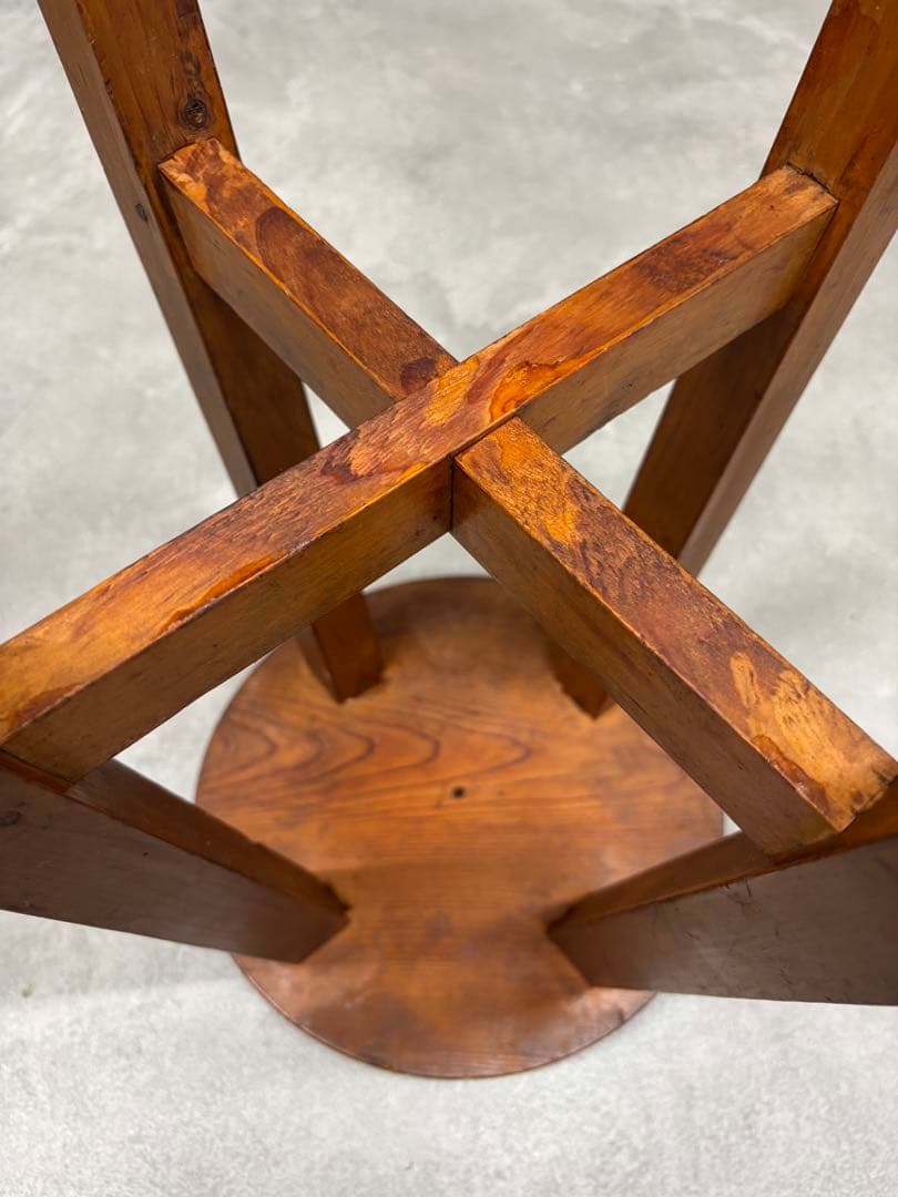 丸椅子　スツール　椅子　アンティーク　古道具