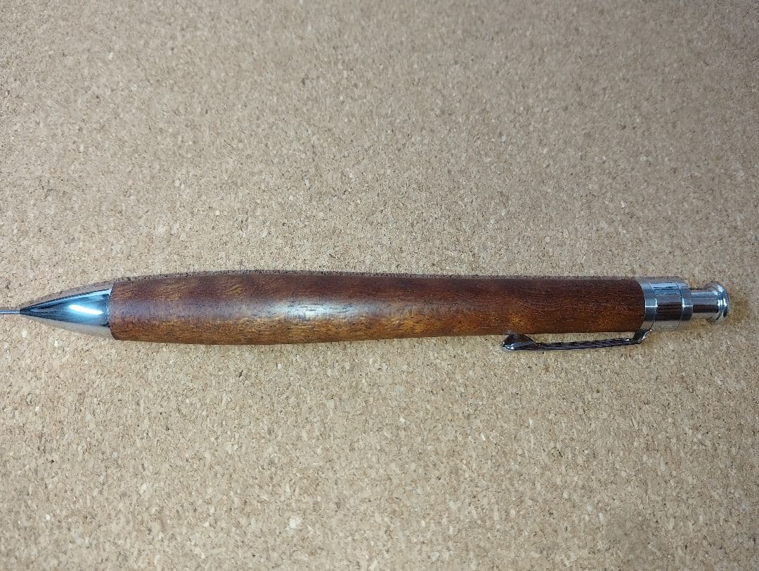 工房楔サペリ杢シャープペンシル0.5mm